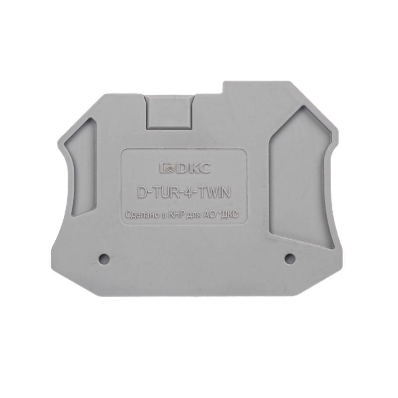 Изолятор торцевой для клеммы TUR-4-TWIN | D-TUR-4-TWIN | DKC — DKC (ДКС)