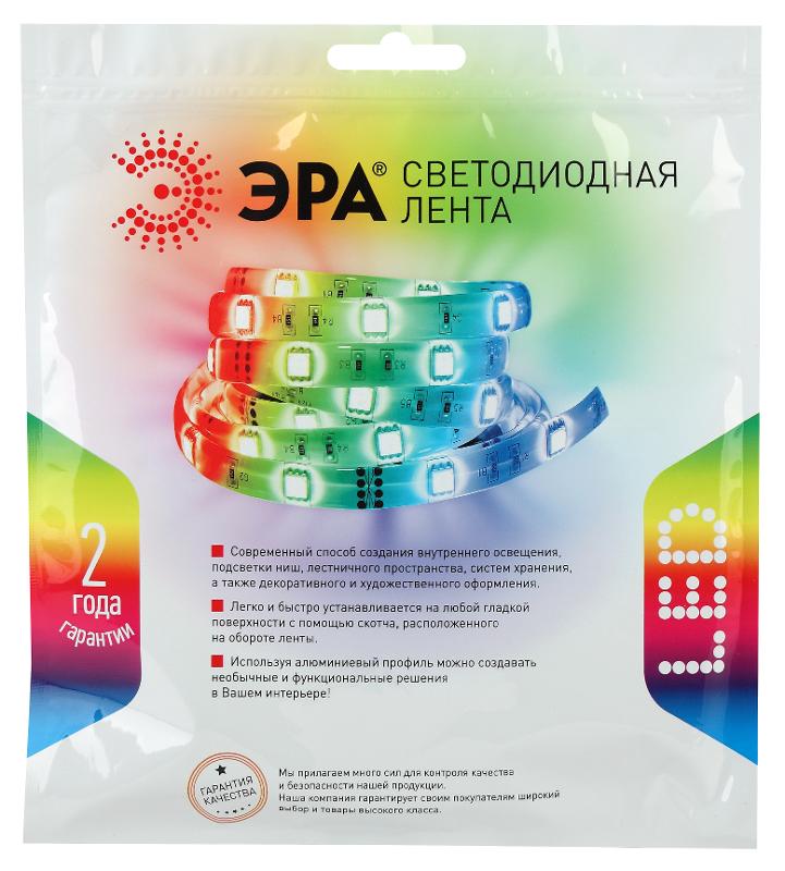 Лента светодиодная LS5050-14,4-60-24-33-RGB-5m | Б0043112 | ЭРА — миниатюра 2