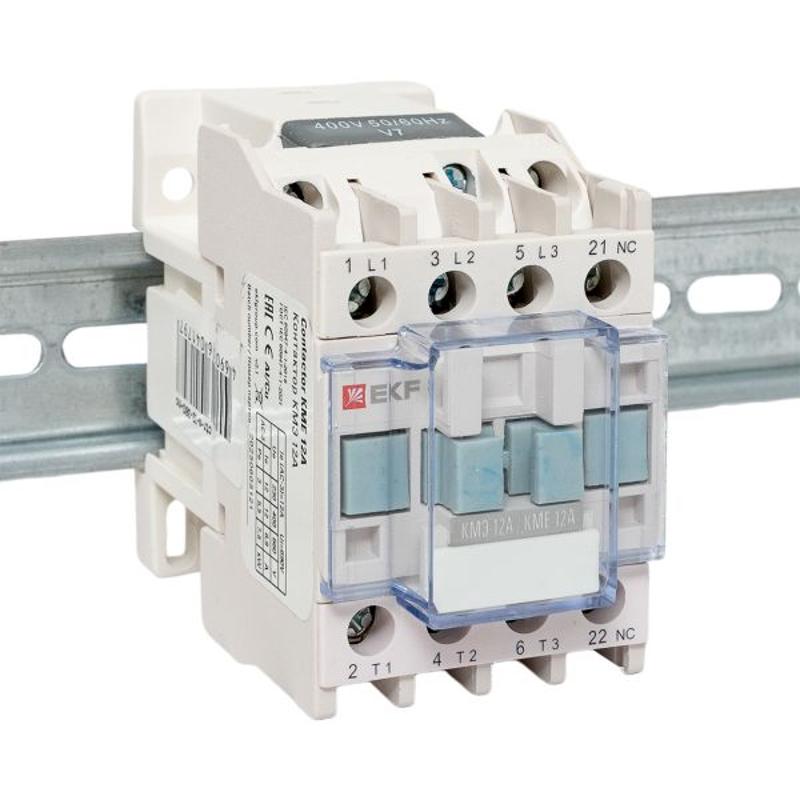Контактор малогабаритный КМЭ 12А 380В 1NC EKF PROxima | ctr-s-12-380-nc | EKF — миниатюра 24