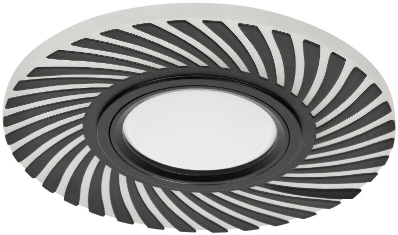 Светильник светодиодный DK LD32 BK /1 декор cо светодиодной подсветкой MR16 220V max 11W черный | Б0046908 | ЭРА — миниатюра 1