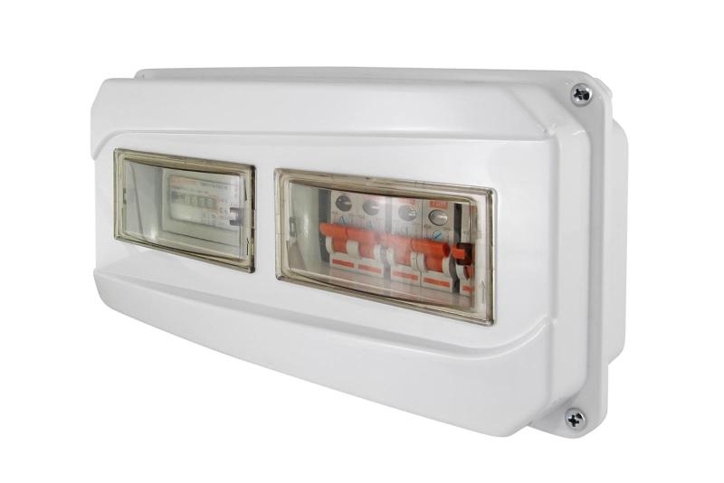 Щит учета ЩРН-12-1ф 167х350х111 мм пластиковый IP55 | SQ0906-0502 | TDM — TDM ELECTRIC