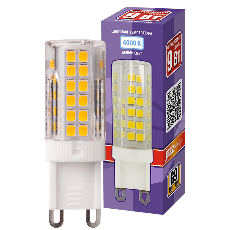 Лампа светодиодная LED 9Вт G9 220В 4000К PLED-G9 капсульная | 5001008 | Jazzway — миниатюра 3