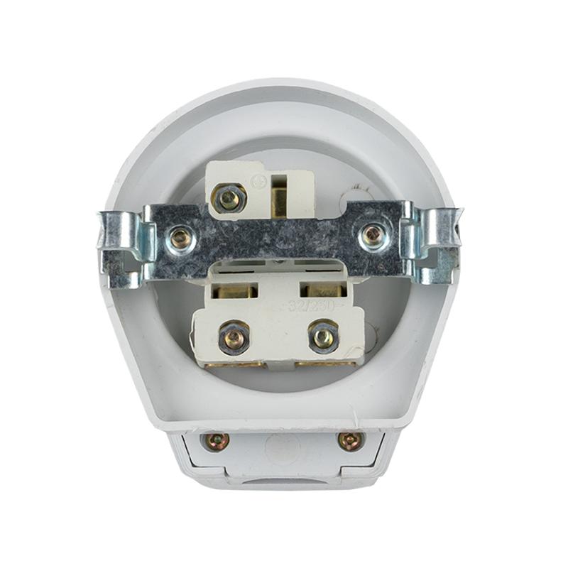 Разъем РШ-ВШ 32А 250В 2P+PE (СУ) пластиковый бел. EKF PROxima | AS-250-H-02 | EKF — миниатюра 5