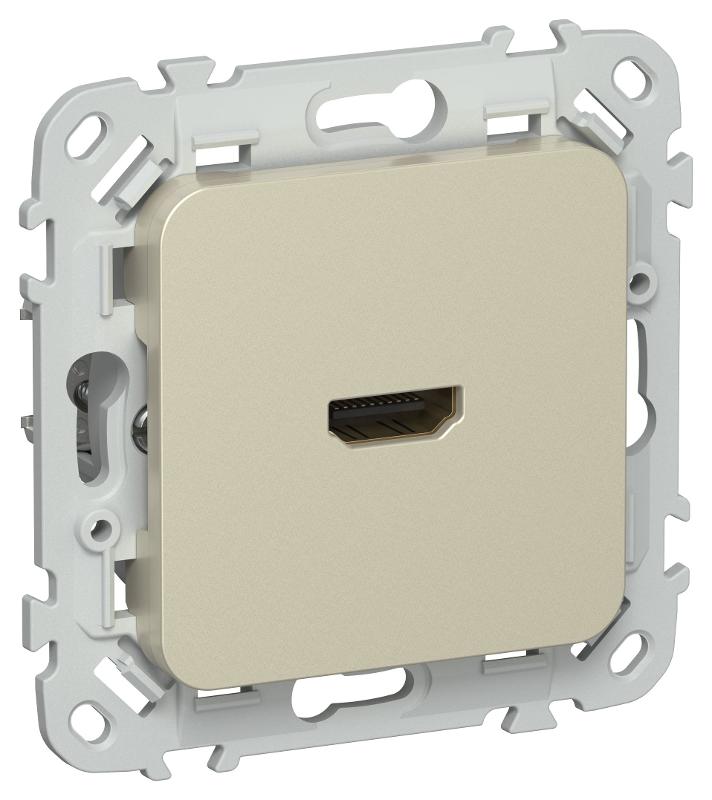 FLITE Розетка HDMI РШДМА-ФлШ шампань | FI-H10-K37 | IEK — фото 1 | Sento