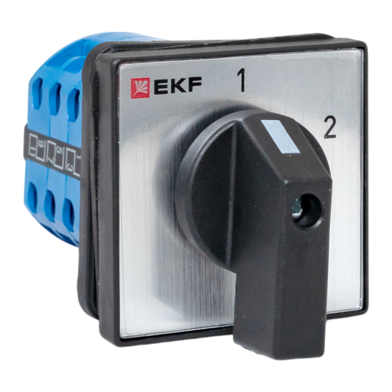 Переключатель кулачковый ПК-1-53 63А 3P «1-2» IP65 | pk-1-53-63-65 | EKF — EKF