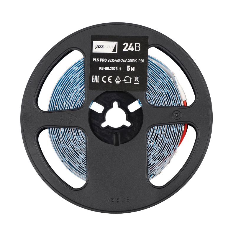 Лента светодиодная PLS PRO 2835/ 60-24V 4000K IP20 -5m | .5015630 | Jazzway — Jazzway