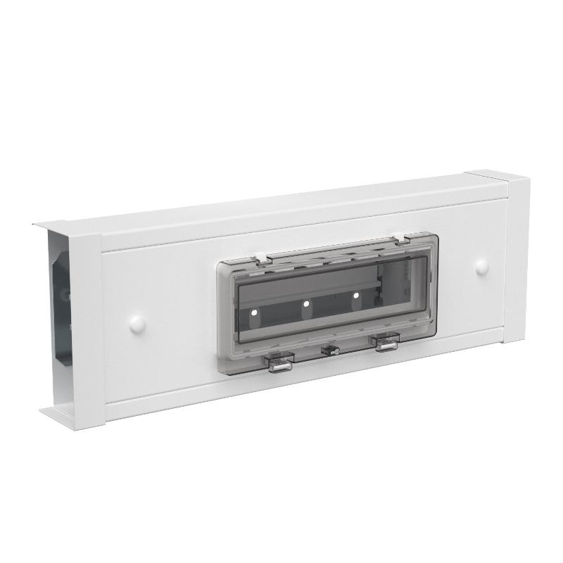 Щит для монтажа 12 устройств (корпус) с крышкой, сталь, белый RAL 9010 | 6288328 | OBO Bettermann — OBO Bettermann