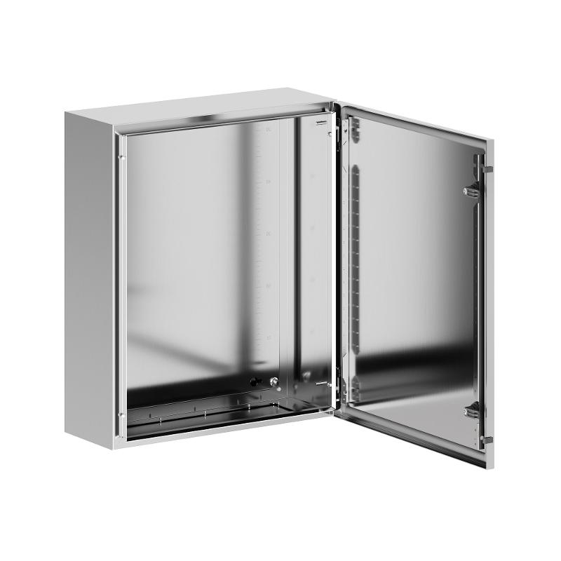 Корпус навесной STH с М/П из нержавеющей cтали AISI316 ВхШхГ 600x500x200 мм, с фланцем | R5STH0652F-316 | DKC — миниатюра 2