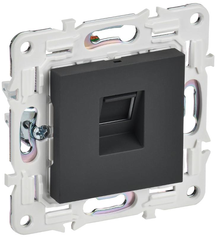 SKANDY Розетка компьютерная RJ45 кат.6 SK-K02G графит | SK-K10-2-K53 | IEK — IEK (ИЭК)