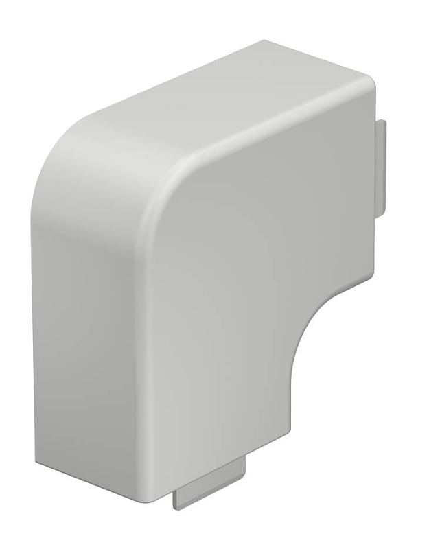 Крышка плоского угла кабельного канала WDK 40x60 мм (ПВХ,светло-серый) (WDK HF40060LGR) | 6183344 | OBO Bettermann — OBO Bettermann