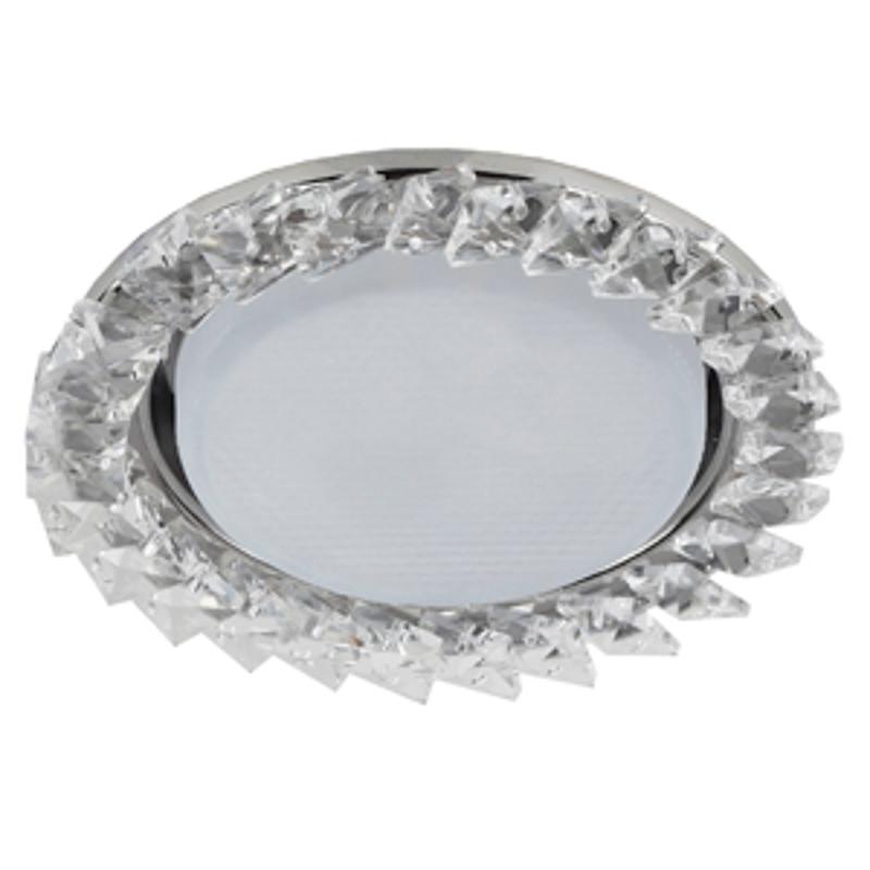 Светильник точечный встраиваемый под лампу DK86 13Вт GX53 хром/прозрачный | Б0020576 | ЭРА — миниатюра 3