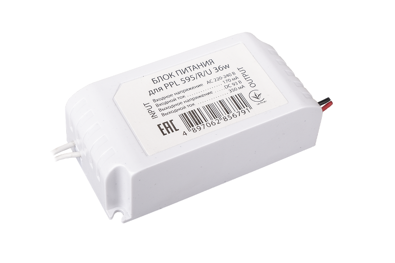 Аксессуар драйвер 350mA 36w PPL 595/R/U SW | .2856791 | JAZZWAY — Jazzway