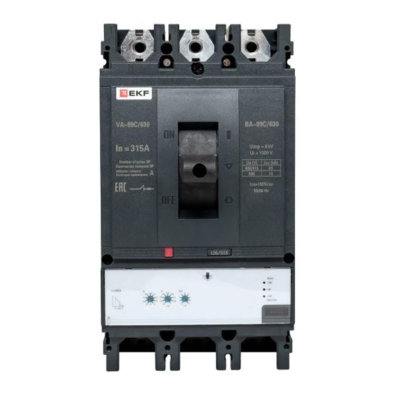 Выключатель автоматический ВА-99C (Compact NS) 630/315А 3P 45кА EKF PROxima |  mccb99c-630-315 |  EKF — миниатюра 15