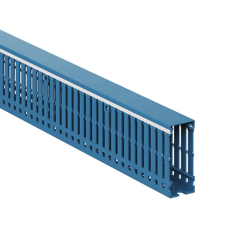 Короб перфорированный, синий RL6 25x60 (ШхВ) зуб - 6мм, паз -4мм  | 01280RL |  DKC — DKC (ДКС)