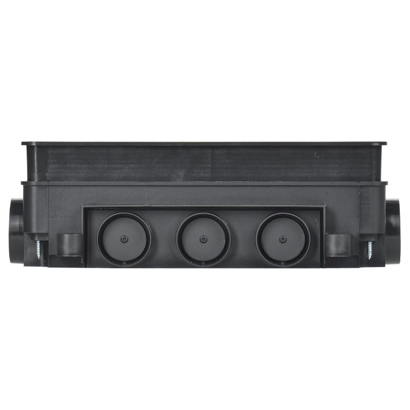 Коробка напольная PRIMER под лючок ONFLOOR 24 | KNU-80-16-PA-9011 | IEK — миниатюра 5