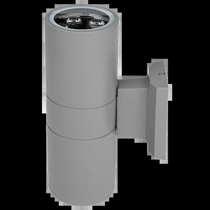 Светильник светодиодный архитектурный ДБУ PWL-26090/30D 2x5w 6500K GR IP65 фасадный | .1018601B | JAZZWAY — миниатюра 3