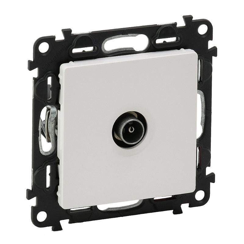 Valena LIFE DIY Белый Розетка TV проходная 1,5дБ/14дБ 0-2400 МГц. | 753461 | Legrand — Legrand