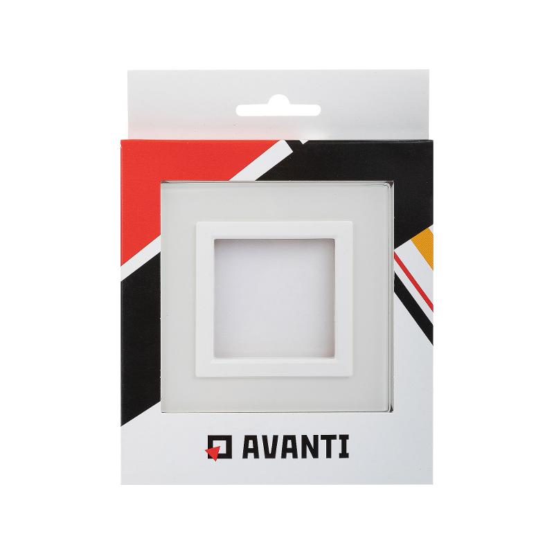 Рамка из натурального стекла, "Avanti", белая, 2 модуля | 4400822 | DKC — миниатюра 8
