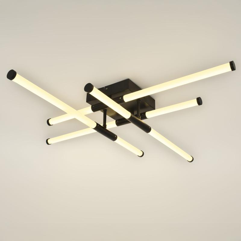 Светильник потолочный светодиодный  Модерн Fliss CLL-1 72W 3K-6K RC BK с ду черный | Б0069744 | ЭРА — миниатюра 2