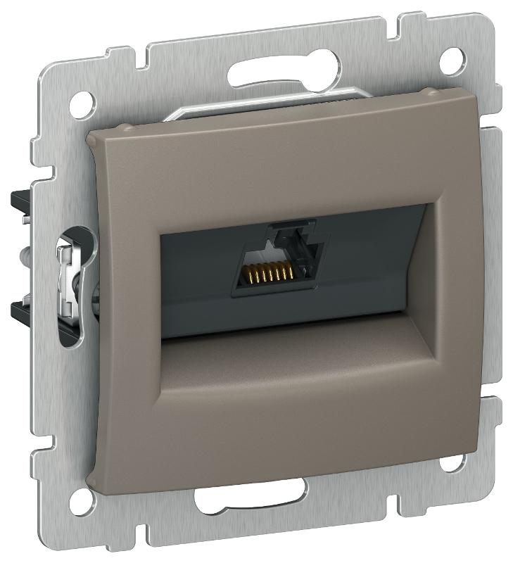 IEKVALENA Роз. комп. RJ45 кат.5Е UTP 6945381 капуч. | 6945381 | IEK — IEK (ИЭК)