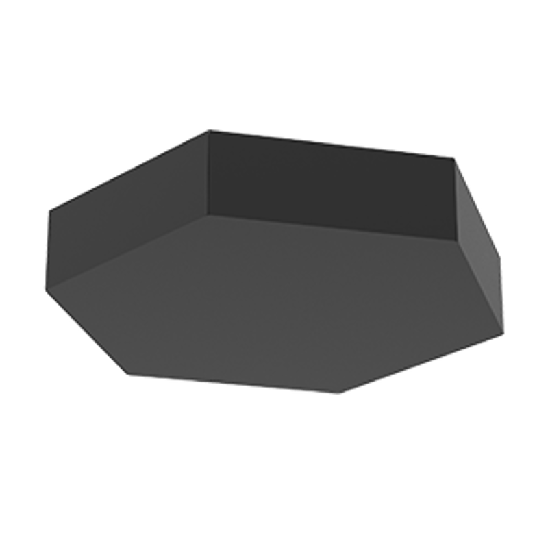 Блок Gexus 520х600 Solid подвесной RAL9005 черный муар | V4-R0-90.0009.GXS-0010 | VARTON — фото 1 | Sento