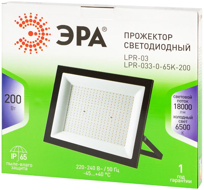 Прожектор светодиодный ДО-200Вт 18000Лм 6500K IP65 LPR-033-0-65K-200 GREEN LINE | Б0071108 | ЭРА — миниатюра 2
