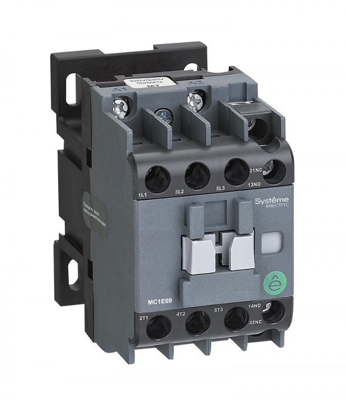 КОНТАКТОР MC1E 3P 12A НО+НЗ 220V/230V 50/60ГЦ | MC1E12M7 | SE — Systeme Electric