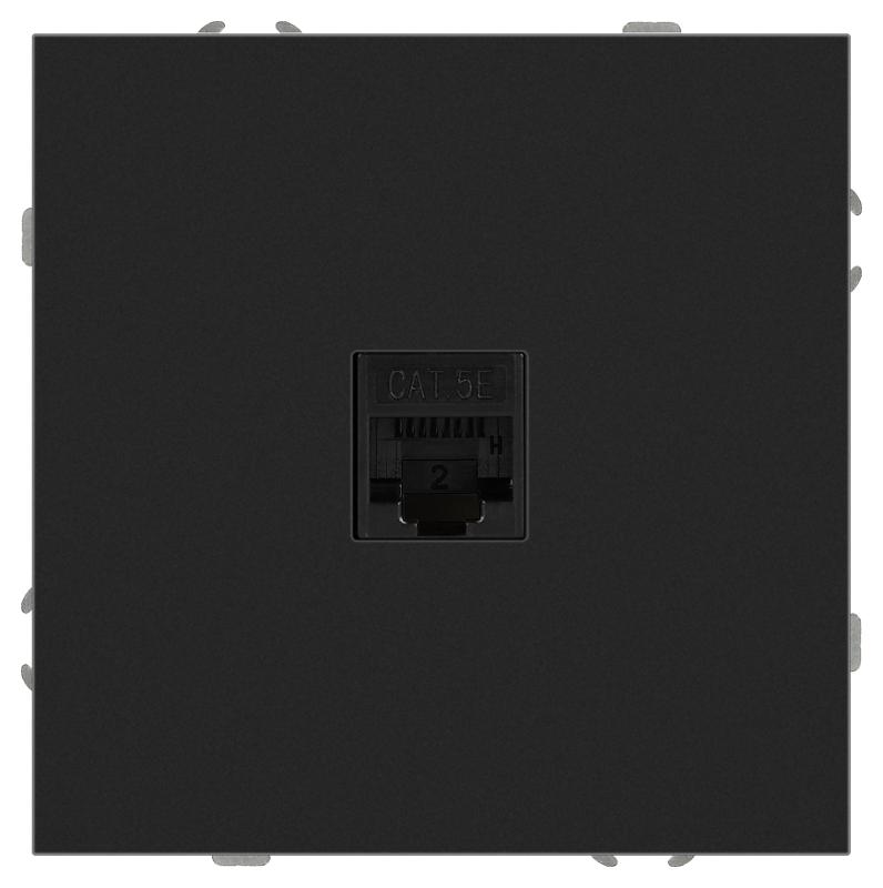 Розетка Galaxy 15-3107-05 информационная RJ45 IP20 антрацит | Б0070743 | ЭРА — ЭРА (Энергия света)