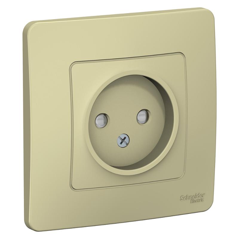 Blanca Бежевый С/У Розетка без з/к со шт., 16А, 250В | BLNRS000117 | SE — Systeme Electric