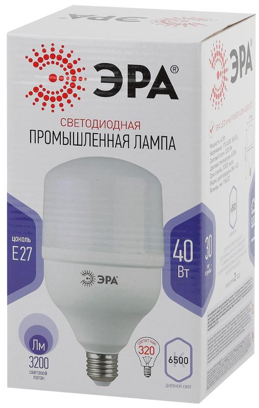 Лампа светодиодная LED 40Вт Е27 230В 6500К smd POWER | Б0027006 | ЭРА — миниатюра 2