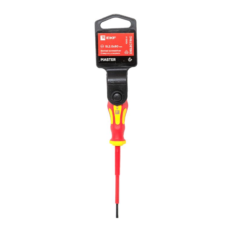 Отвертка Master SL2.5x80 мм 1000В EKF Basic|sl-2.5-80-mas-in|EKF — миниатюра 11
