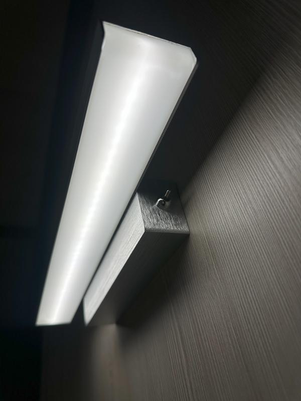Светильник LED 5116 настенный 8Вт 4000К IP44 черный | LT-DBB0-5116-08-40-K02 | IEK — миниатюра 3