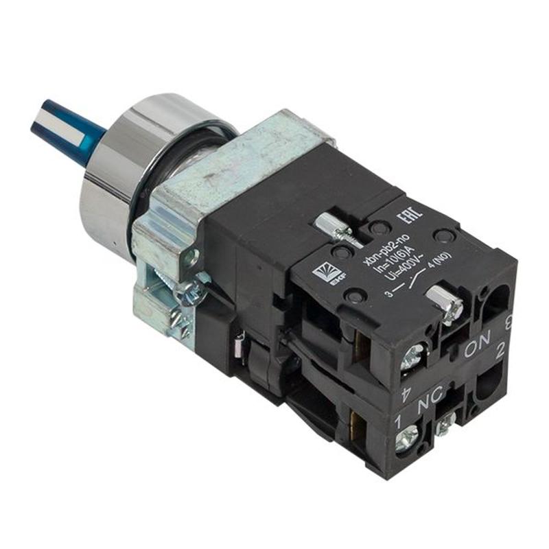 Переключатель BD21 2P c синей подстветкой 230В NO PROxima | xb2-bk21-b-230 | EKF — миниатюра 11