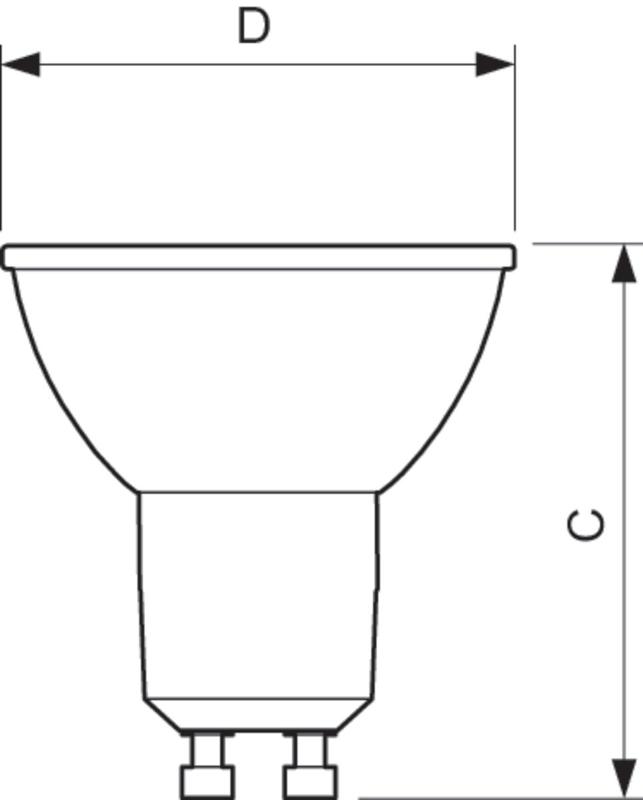 Лампа светодиодная LED Essential LED 4.6-50W GU10 827 36D | 929001215208 | PHILIPS — миниатюра 2