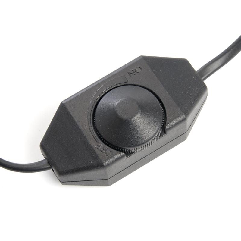 Сетевой шнур DM103-200W 230V 1,5+0,5м (с диммером) черный | 23059 | FERON — миниатюра 2