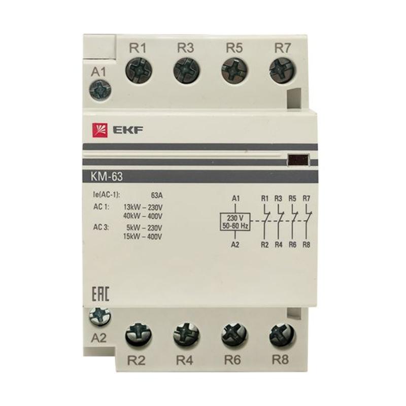 Контактор модульный КМ 63А 4NC (3 мод.) PROxima| km-3-63-04 | EKF — миниатюра 11