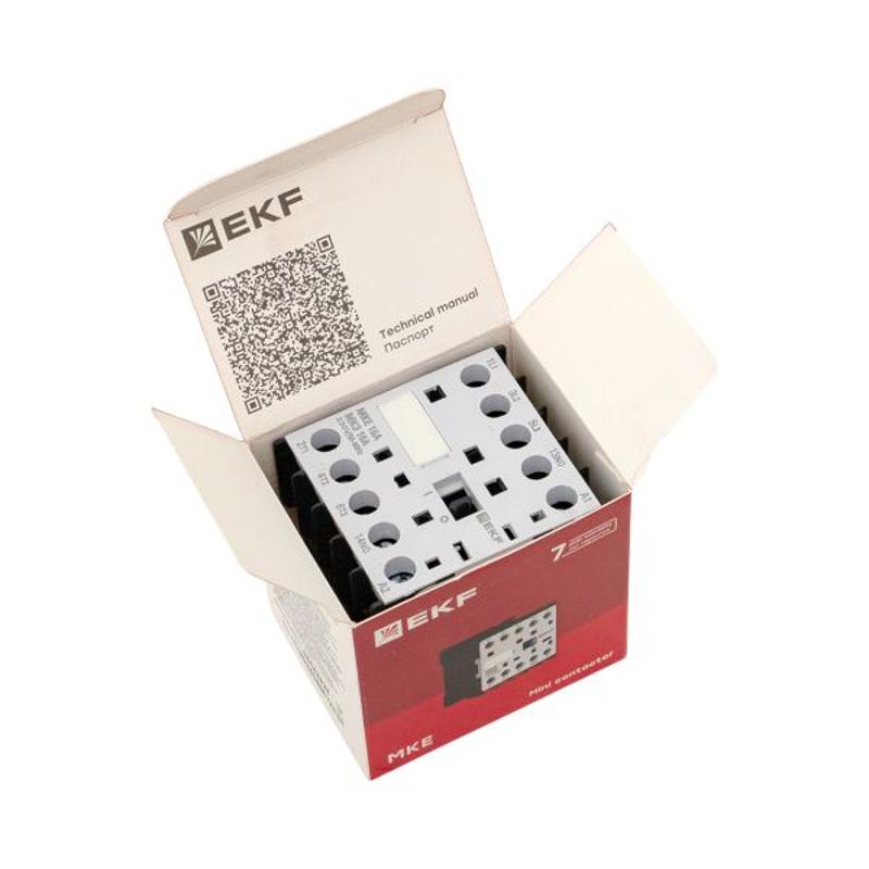 Миниконтактор МКЭ 16А 400В 1NO EKF PROxima | Mctr-s-16-400 | EKF — миниатюра 12