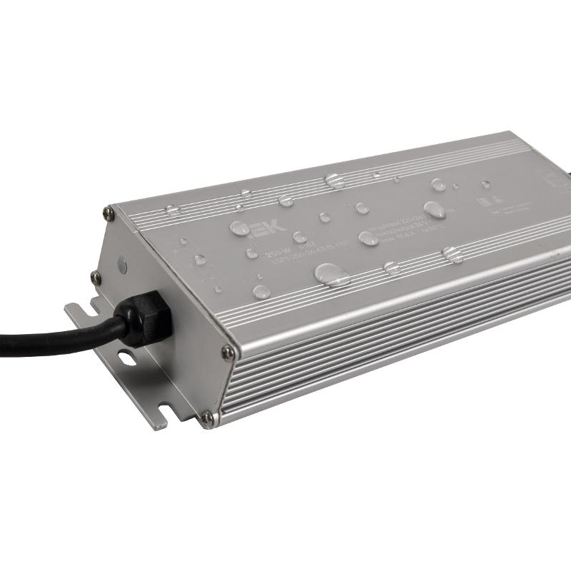 Драйвер LED ИПСН-PRO 250Вт 24В блок - шнуры IP67  | LSP1-250-24-67-15-PRO | ИЭК — миниатюра 2