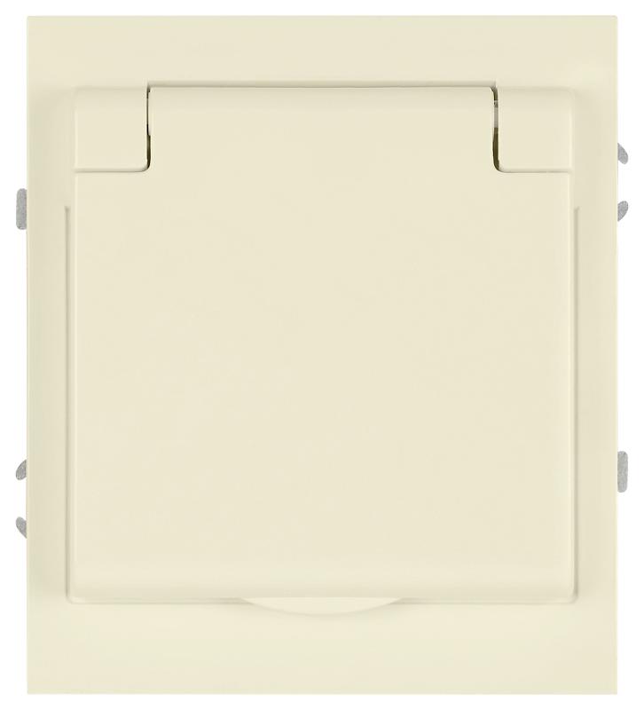 Розетка Arktik 16-2103-02 с заземлением 2P+E Schuko со шторками с крышкой 16А-250В слоновая кость | Б0070435 | ЭРА — ЭРА (Энергия света)