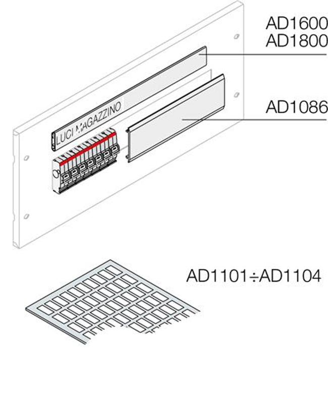Маркировка 2мод.15x27мм ВхШ (192шт) | AD1102 | ABB — ABB