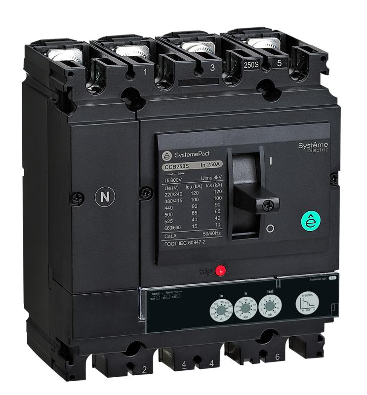 АВТ.ВЫКЛ SYSTEMEPACT CCB100 150KA 4P4D S2.2 40A РЫЧАГ | SPC100L04022L4DF | Systeme Electric — Systeme Electric