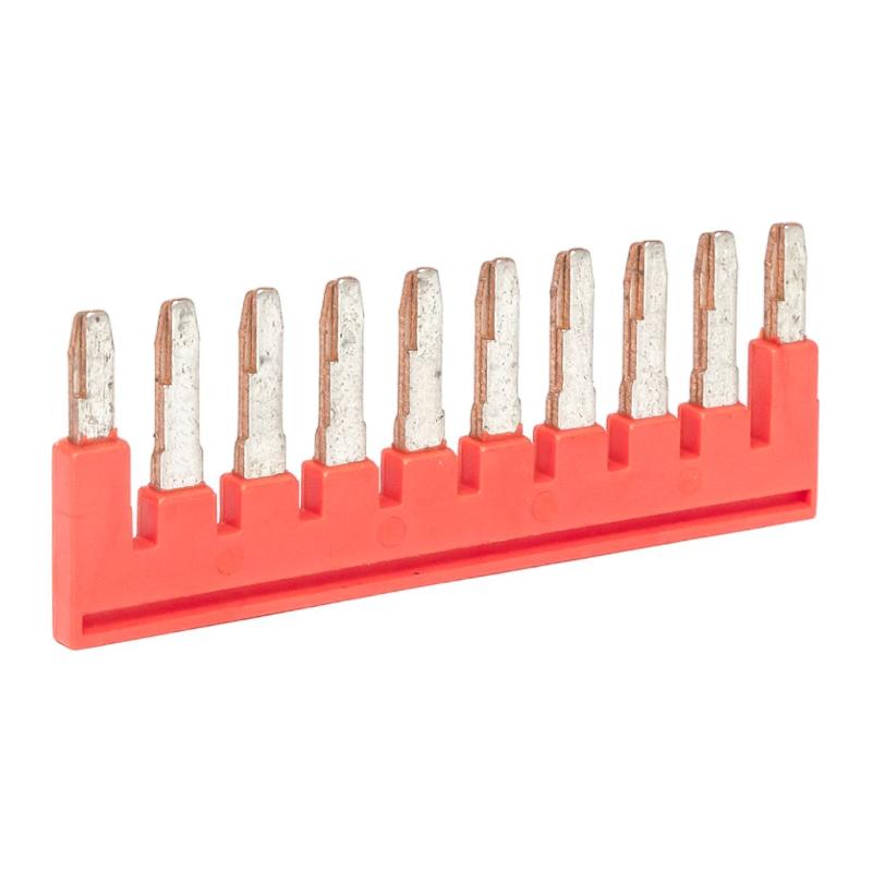 Перемычка втычная для JXB-ST-push-in 4 10PIN (10 шт.)  PROxima| plc-per-st-10PIN-4 | EKF — EKF