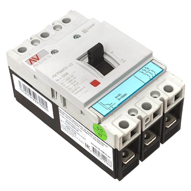 Выключатель автоматический AV POWER-1/3 125А 35kA TR | mccb-13-125-TR-av | EKF — миниатюра 9