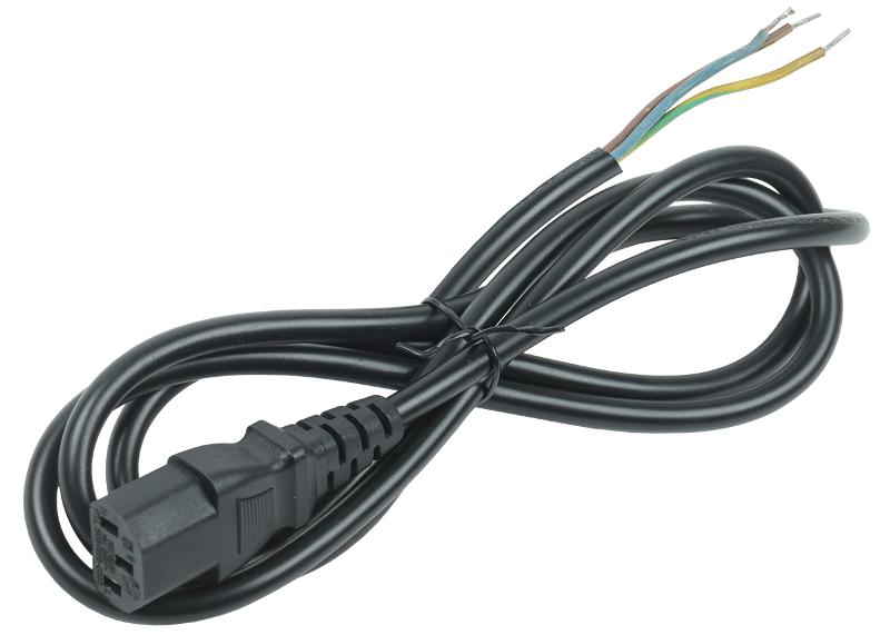 Кабель электропитания PDU 3х1,5 2М с разъёмом С13-б/р | PC-C13N-2M | ITK — ITK