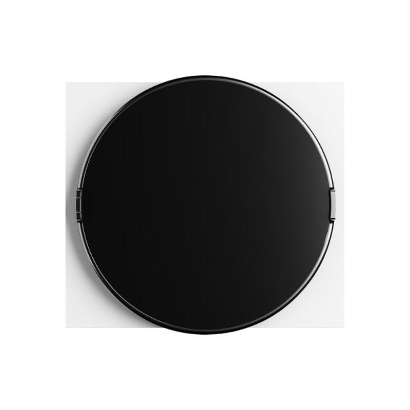 Корпус ArtShell Round встраиваемый силовой круглый 16 модулей, чёрная дверь из закаленного стекла  |artshell-r-16p-cb| EKF — миниатюра 9