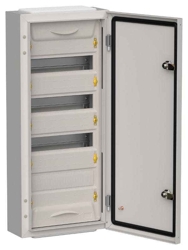 TITAN 5 Корпус металлический ЩРн-48 (1х48) 710х310х140 IP54 серый  | TI5-50-N-048-54-7035 | IEK — IEK (ИЭК)