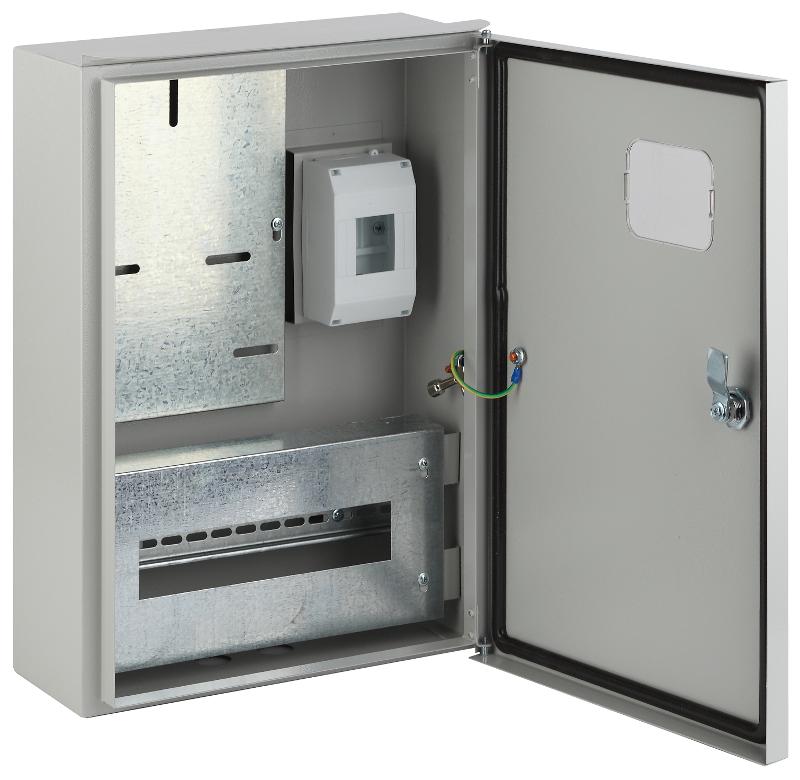 Щит учета металлический навесной ЩУ-3Н-12 IP55 (480х350х165) | Б0043765 | ЭРА — ЭРА (Энергия света)
