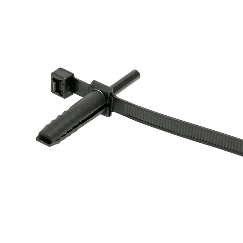 Хомут дюбельный черный (7х150) (50шт.) EKF PROxima | plc-nst-7.2x150b | EKF — миниатюра 6