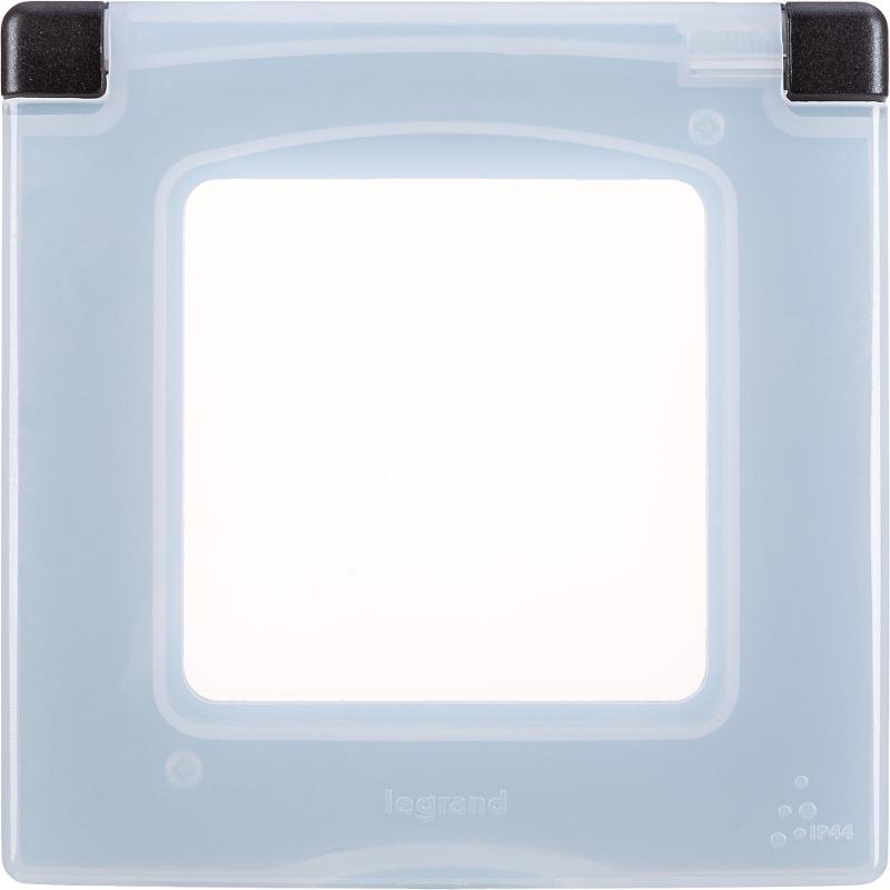 Inspiria Антрацит Рамка с защитной крышкой IP44 | 673923 | Legrand — Legrand