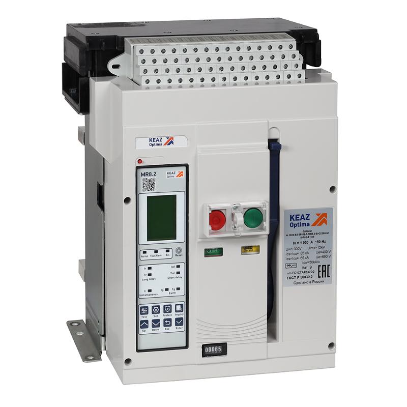 Выключатель автоматический OptiMat A-1000-S1-4P-50-F-MR8.2-B-C2200-M2-P04-S2-06 | 366306 | КЭАЗ — фото 1 | Sento